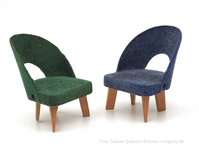 Sessel mit gebogener RÃ¼ckenlehne